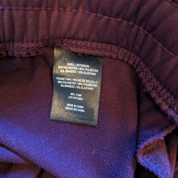 Burgundy Joggers, 32 Degrees - Picture 3 of 3